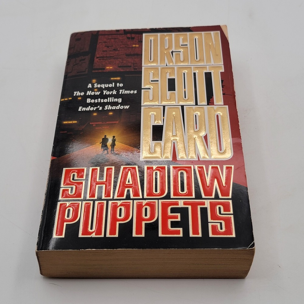 Orson Scott Card Shadow Puppets Paperback First US Mass Market Edition Good